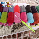 Knüpfset - Kaninchen‑ & Pferd‑Knüpfkissen‑Set